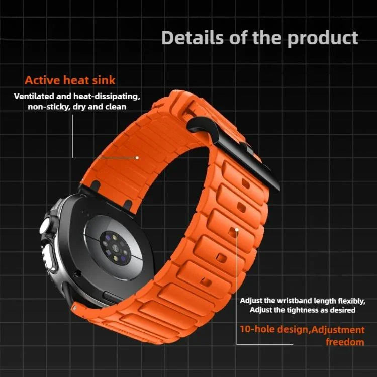 Bracelet de montre en silicone texturé I-Shape, pour Samsung Galaxy Watch8 / Watch8 Classic