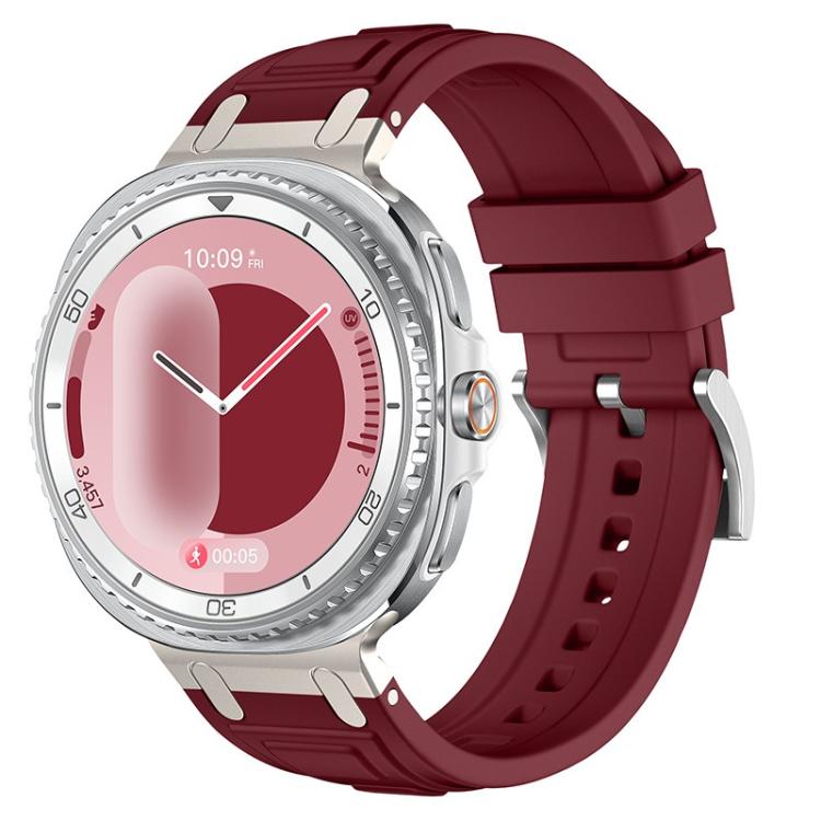 Bracelet de montre en silicone à triple couche d'armure, pour Samsung Galaxy Watch8 / Watch8 Classic