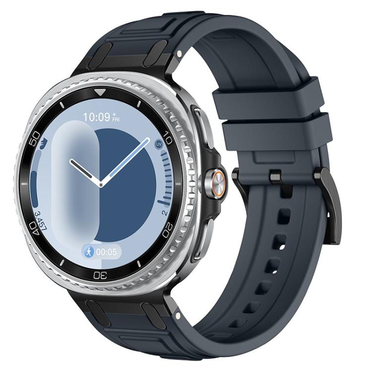Bracelet de montre en silicone à triple couche d'armure, pour Samsung Galaxy Watch8 / Watch8 Classic
