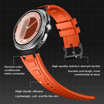 Bracelet de montre en silicone à triple couche d'armure, pour Samsung Galaxy Watch8 / Watch8 Classic