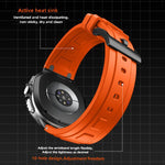 Bracelet de montre en silicone à triple couche d'armure, pour Samsung Galaxy Watch8 / Watch8 Classic