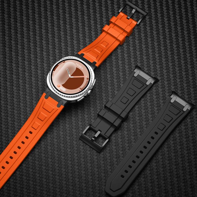 Bracelet de montre en silicone à triple couche d'armure, pour Samsung Galaxy Watch8 / Watch8 Classic