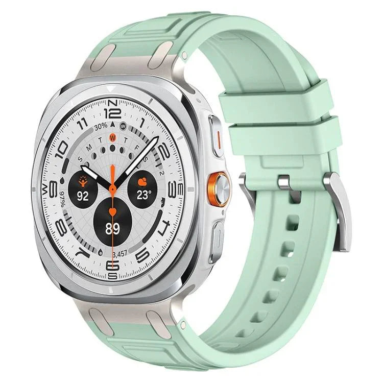 Bracelet de montre en silicone à triple couche d'armure, pour Samsung Galaxy Watch Ultra / Ultra 2025