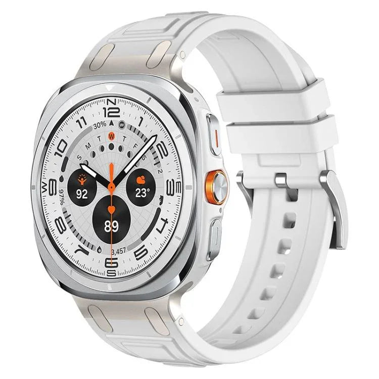 Bracelet de montre en silicone à triple couche d'armure, pour Samsung Galaxy Watch Ultra / Ultra 2025
