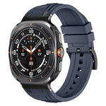 Bracelet de montre en silicone à triple couche d'armure, pour Samsung Galaxy Watch Ultra / Ultra 2025