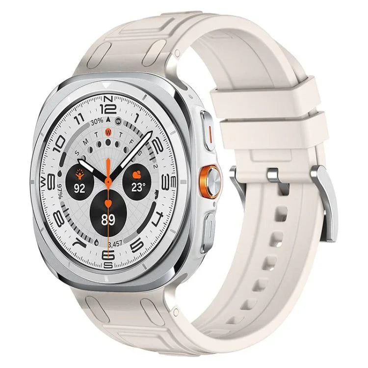 Bracelet de montre en silicone à triple couche d'armure, pour Samsung Galaxy Watch Ultra / Ultra 2025