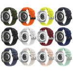 Bracelet de montre en silicone à triple couche d'armure, pour Samsung Galaxy Watch Ultra / Ultra 2025