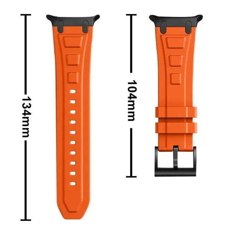 Bracelet de montre en silicone à triple couche d'armure, pour Samsung Galaxy Watch Ultra / Ultra 2025