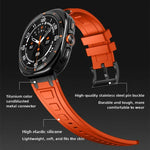 Bracelet de montre en silicone à triple couche d'armure, pour Samsung Galaxy Watch Ultra / Ultra 2025