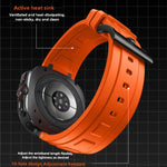 Bracelet de montre en silicone à triple couche d'armure, pour Samsung Galaxy Watch Ultra / Ultra 2025