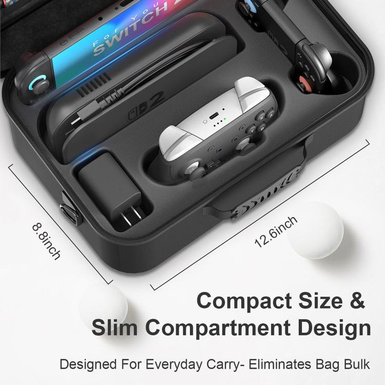 Sac bandoulière rigide multifonction pour manettes de jeu, pour Nintendo Switch 2