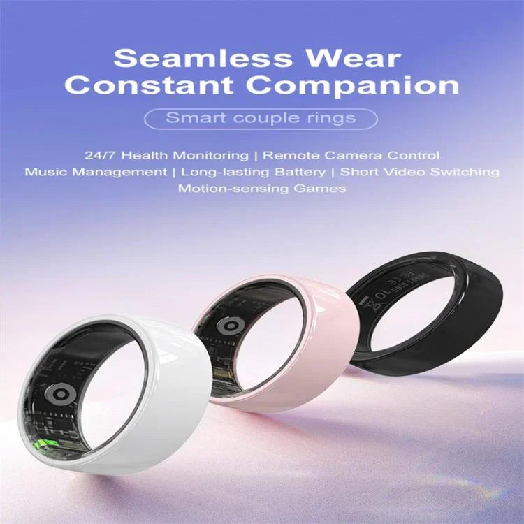 R12 SIZE 6 Smart Ring, Support Heart Rate / Blood Oxygen / Sleep Monitoring / Female Health