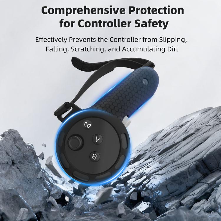 Protection de poignée en silicone alvéolé sans démontage nécessaire, VR-01