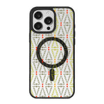Coque de téléphone à bord noir peint, série Noël, magnétique puissant, pour iPhone 16 Pro Max, pour iPhone 16 Pro, pour iPhone 16