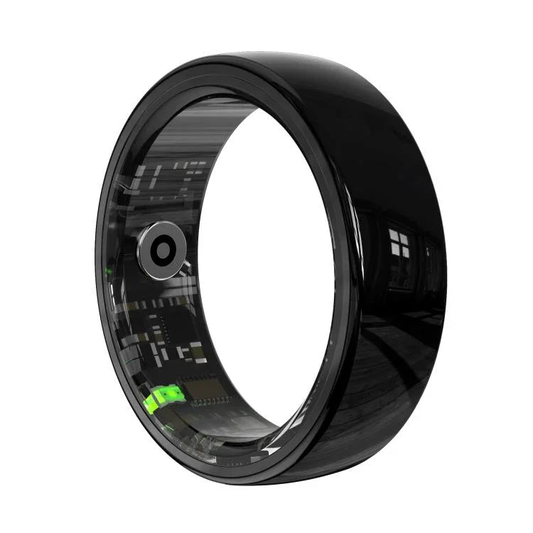 Bague connectée R12 taille 12, avec suivi de la fréquence cardiaque, de l'oxygénation sanguine et du sommeil, et soutien à la santé féminine
