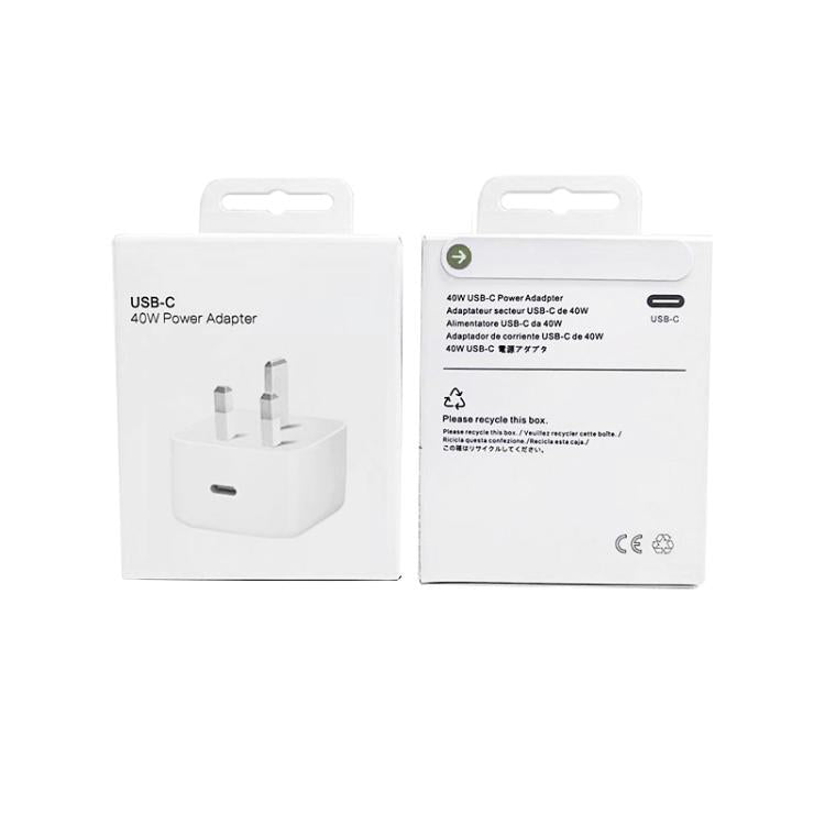 Chargeur A3365 PD40W USB-C / Type-C, prise UK