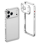 Coque de téléphone antichoc ultra-mince en alliage métallique avec cadre d'objectif, pour iPhone 17 Pro Max, pour iPhone 17 Pro