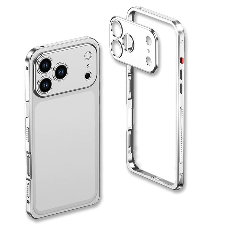 Coque de téléphone antichoc ultra-mince en alliage métallique avec cadre d'objectif, pour iPhone 17 Pro Max, pour iPhone 17 Pro