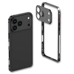 Coque de téléphone antichoc ultra-mince en alliage métallique avec cadre d'objectif, pour iPhone 17 Pro Max, pour iPhone 17 Pro