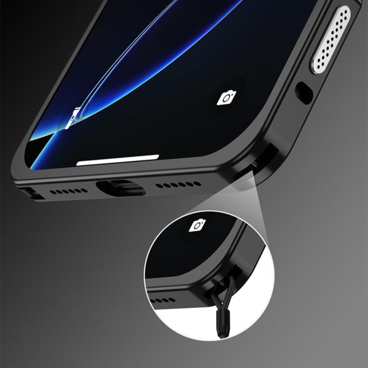 Coque de téléphone antichoc ultra-mince en alliage métallique avec cadre d'objectif, pour iPhone 17 Pro Max, pour iPhone 17 Pro
