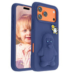 Coque de téléphone antichoc en EVA motif bébé pingouin avec support, pour iPhone 17 Pro Max, pour iPhone 17 Pro, pour iPhone 17, pour iPhone Air, pour iPhone 16 Pro Max, pour iPhone 16 Pro, pour iPhone 16, pour iPhone 15 Pro Max