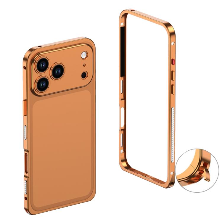 Coque de téléphone antichoc en alliage métallique ultra-mince, pour iPhone 17 Pro Max, pour iPhone 17 Pro