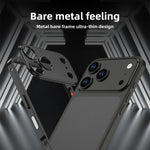 Coque de téléphone antichoc en alliage métallique ultra-mince, pour iPhone 17 Pro Max, pour iPhone 17 Pro
