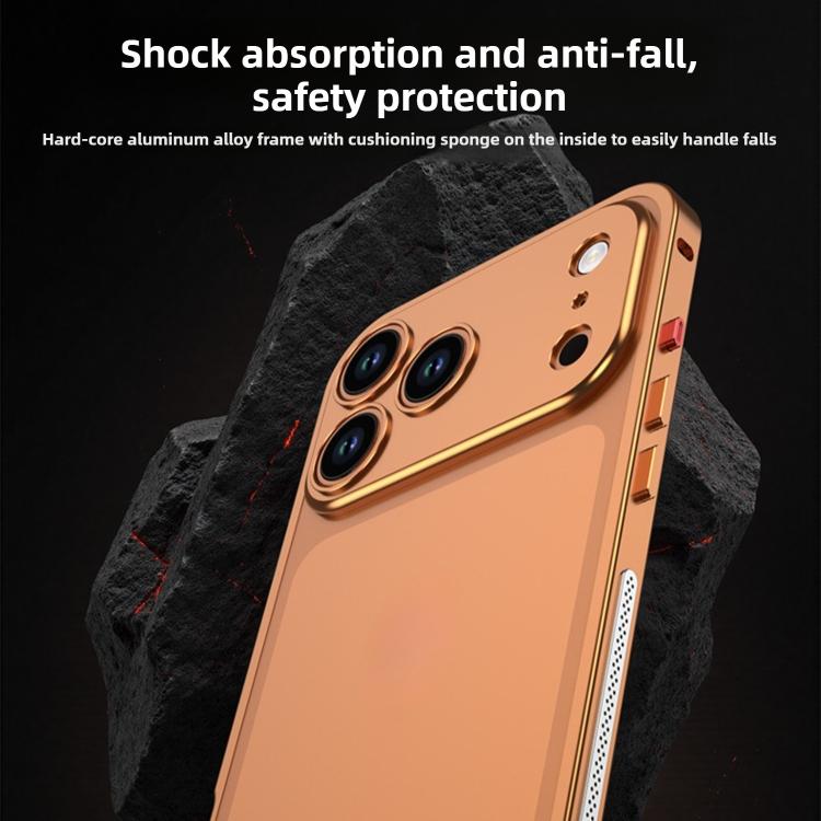 Coque de téléphone antichoc en alliage métallique ultra-mince, pour iPhone 17 Pro Max, pour iPhone 17 Pro