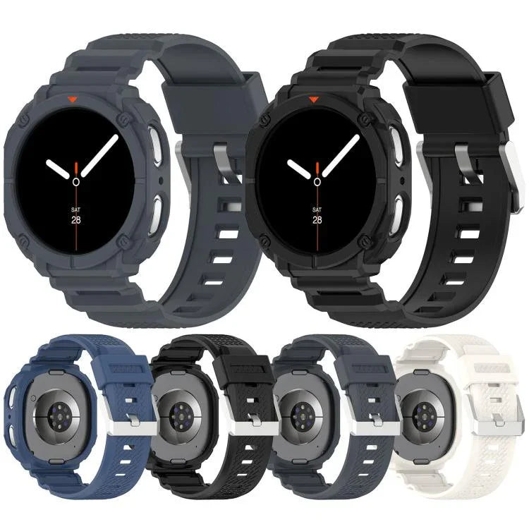 Bracelet de montre en TPU intégré de couleur unie, pour Samsung Galaxy Watch8 44 mm, pour Samsung Galaxy Watch8 40 mm