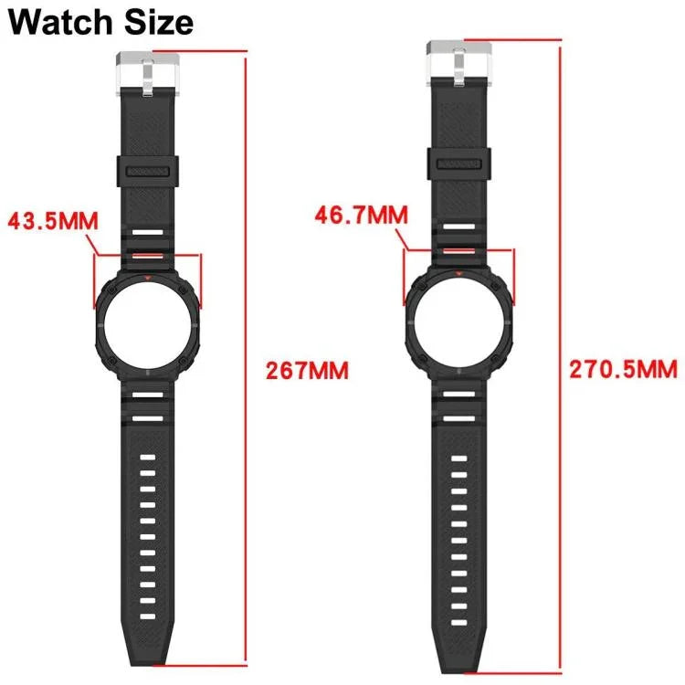 Bracelet de montre en TPU intégré de couleur unie, pour Samsung Galaxy Watch8 44 mm, pour Samsung Galaxy Watch8 40 mm