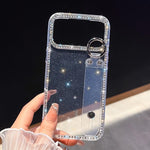 Coque de téléphone support bracelet à paillettes strass, Pour iPhone 17 Pro Max