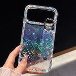 Coque de téléphone support bracelet à paillettes strass, Pour iPhone 17 Pro Max