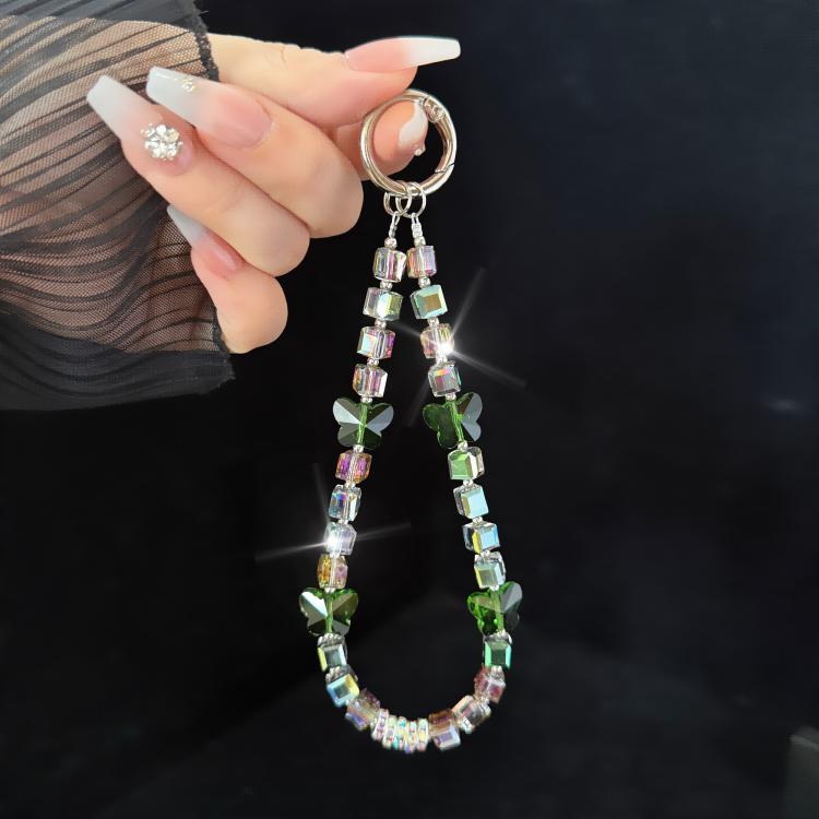 Arc Double Téléphone Cristal Mirage Envoûtant, Rose, Or, Blanc, Gris, Vert