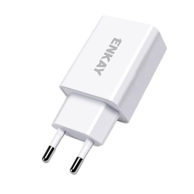 Adaptateur secteur USB ENKAY 10W 5V 2A, prise EU, prise US
