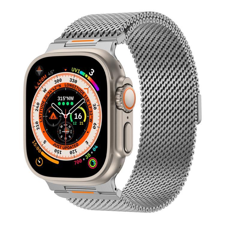 Bracelet magnétique Vitality Milan à mailles larges, pour Apple Watch 42/44/45/46/49 mm