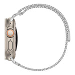 Bracelet magnétique Vitality Milan à mailles larges, pour Apple Watch 42/44/45/46/49 mm