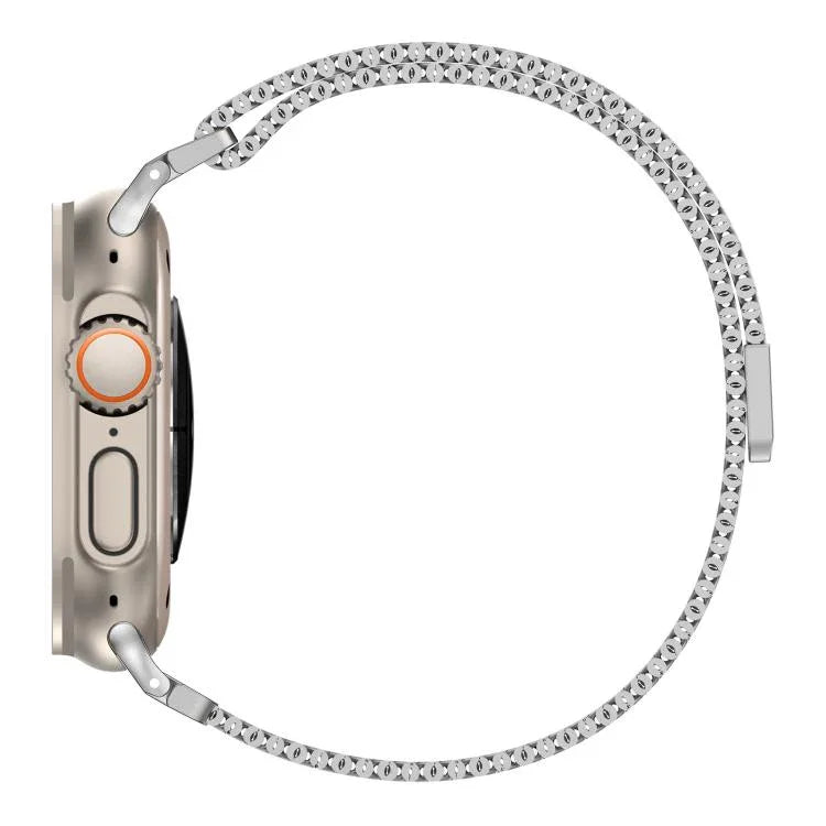 Bracelet magnétique Vitality Milan à mailles larges, pour Apple Watch 42/44/45/46/49 mm
