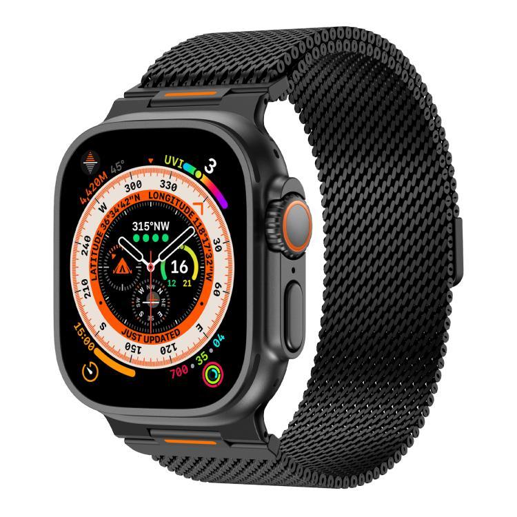 Bracelet magnétique Vitality Milan à mailles larges, pour Apple Watch 42/44/45/46/49 mm