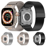 Bracelet magnétique Vitality Milan à mailles larges, pour Apple Watch 42/44/45/46/49 mm