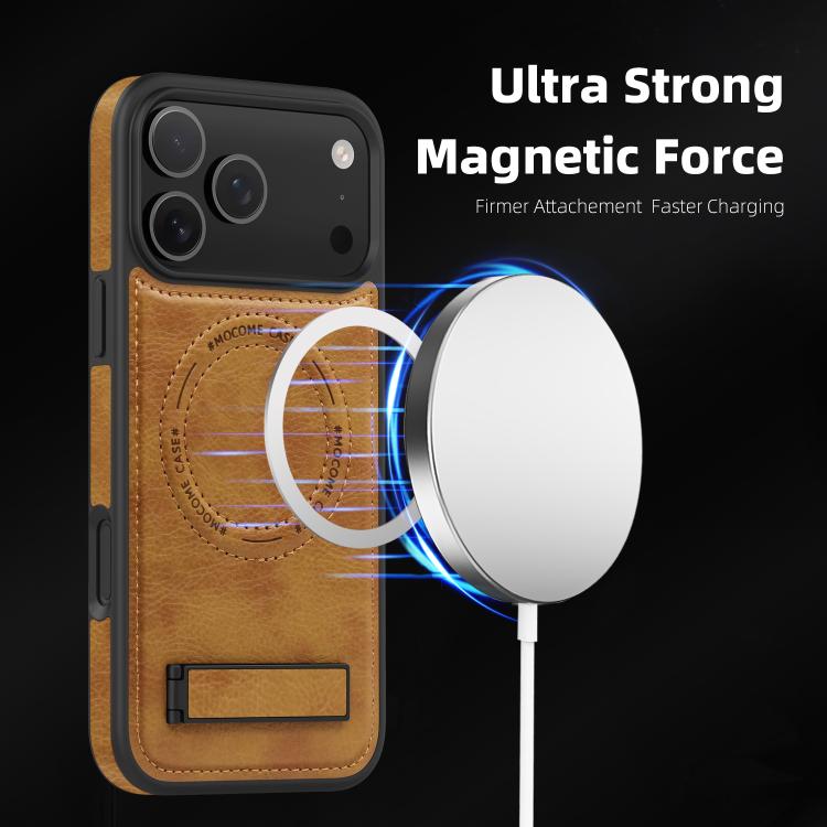 Étui de téléphone multifonction MagSafe en PU, pour iPhone 17 Pro Max, pour iPhone 17 Pro, pour iPhone 17, pour iPhone Air