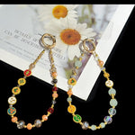 Bracelet émaillé prospérité porte-bonheur, vert, multicolore