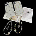 Chaîne de téléphone portable Golden Pearl, Argent, Doré