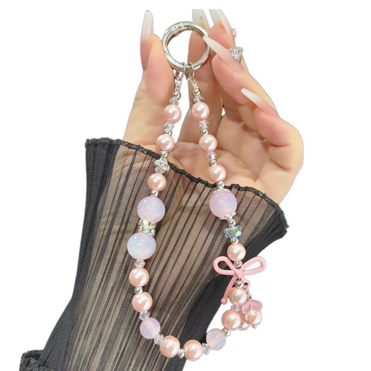 Collier papillon en perles Gummy, rose, bleu, violet
