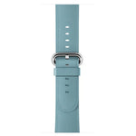 Bracelet de montre classique en cuir avec bouton pour Apple Watch Series 3, 2 et 1 (38 mm)