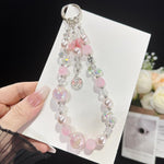 Bracelet perlé Stellar or rose, violet, rose