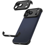 Coque de téléphone antichoc ultra-fine en TPU sans cadre avec airbags à quatre coins et film de protection d'objectif, pour iPhone 17 Pro Max, pour iPhone 17 Pro, pour iPhone 17, pour iPhone Air