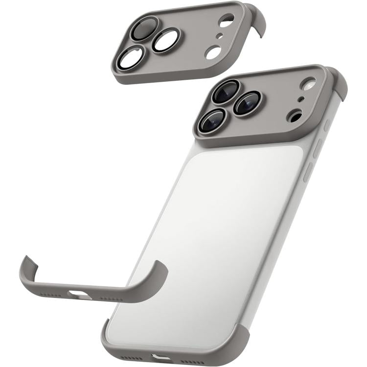 Coque de téléphone antichoc ultra-fine en TPU sans cadre avec airbags à quatre coins et film de protection d'objectif, pour iPhone 17 Pro Max, pour iPhone 17 Pro, pour iPhone 17, pour iPhone Air