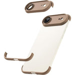 Coque de téléphone antichoc ultra-fine en TPU sans cadre avec airbags à quatre coins et film de protection d'objectif, pour iPhone 17 Pro Max, pour iPhone 17 Pro, pour iPhone 17, pour iPhone Air