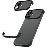 Coque de téléphone antichoc ultra-fine en TPU sans cadre avec airbags à quatre coins et film de protection d'objectif, pour iPhone 17 Pro Max, pour iPhone 17 Pro, pour iPhone 17, pour iPhone Air