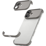 Coque de téléphone antichoc ultra-fine en TPU sans cadre avec airbags à quatre coins et film de protection d'objectif, pour iPhone 17 Pro Max, pour iPhone 17 Pro, pour iPhone 17, pour iPhone Air